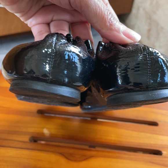 Tory Burch black patent leather ballet flats - Picture 3 of 6